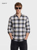 Men's Green Slim Fit Checkered Casual Shirt