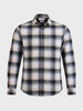Men's Green Slim Fit Checkered Casual Shirt