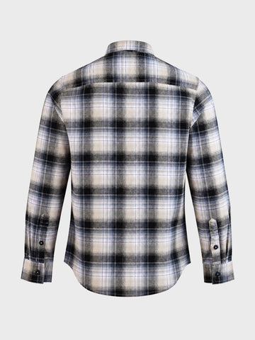 Men's Green Slim Fit Checkered Casual Shirt
