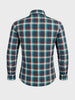 Men's Green Slim Fit Checked Casual Shirt