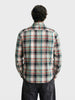 Men's Green Slim Fit Checked Casual Shirt