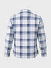 Men's Teal Slim Fit Checkered Casual Shirt