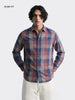 Men's Red Slim Fit Checkered Casual Shirt