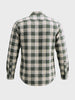 Men's Green Slim Fit Checkered Casual Shirt