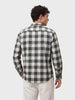 Men's Green Slim Fit Checkered Casual Shirt