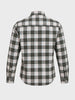 Men's Green Slim Fit Checkered Casual Shirt