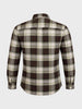 Men's Brown Regular Fit Checked Casual Shirt