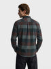 Men's Brown Slim Fit Checkered Casual Shirt