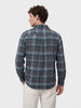Men's Brown Slim Fit Checkered Casual Shirt