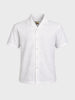 Men's White Relaxed Fit Solid Casual Shirt