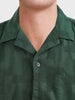 Men's Green Relaxed Fit Solid Casual Shirt