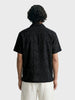 Men's Black Relaxed Fit Solid Casual Shirt