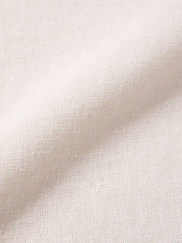 Men's White Slim Fit Solid Casual Shirt