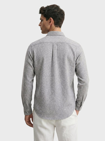 Men's Black Slim Fit Solid Casual Shirt