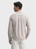 Men's Purple Slim Fit Solid Casual Shirt