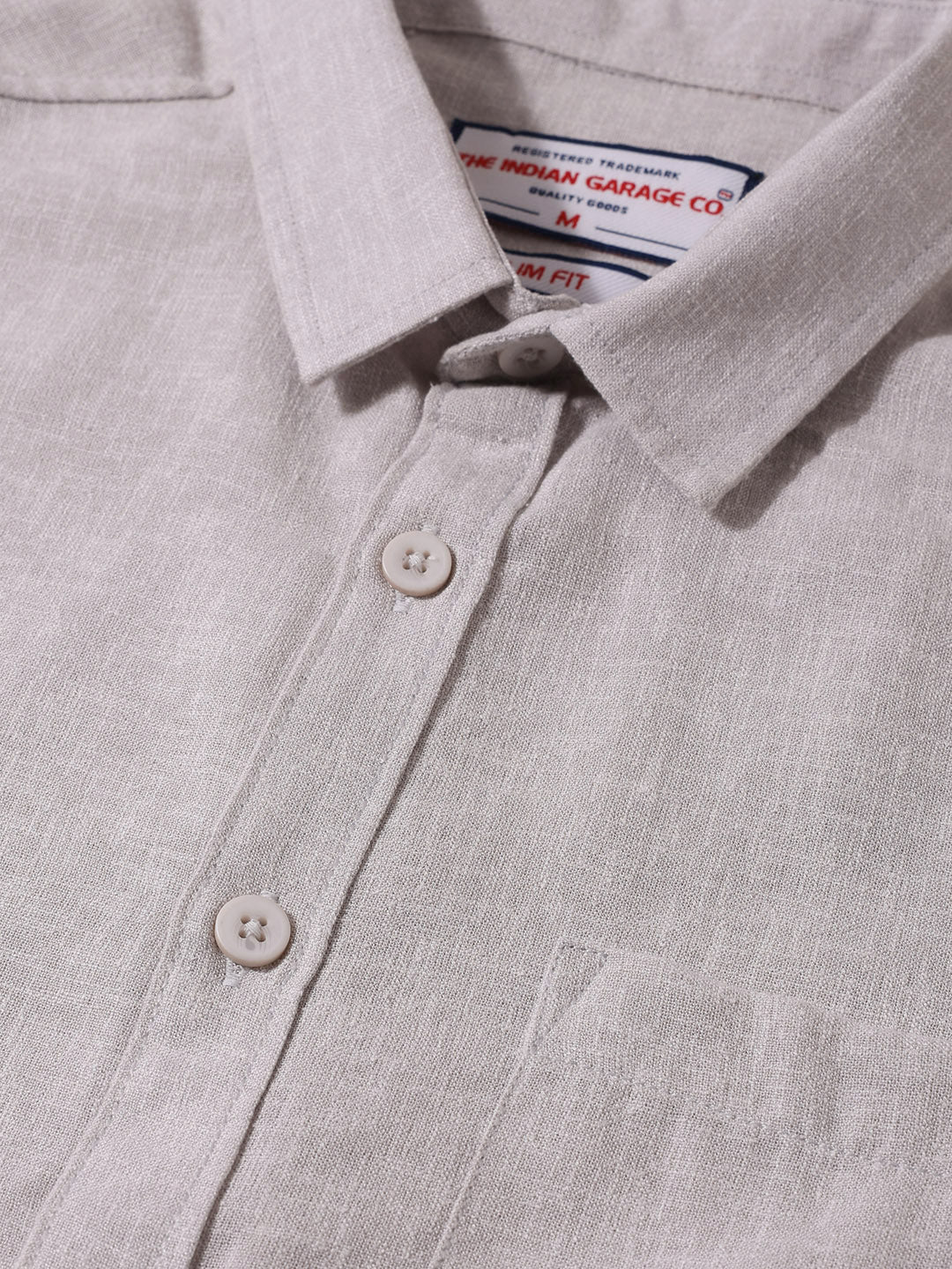 Men's Purple Slim Fit Solid Casual Shirt