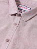 Men's Purple Slim Fit Solid Casual Shirt