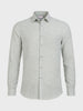 Men's Green Slim Fit Solid Casual Shirt
