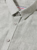 Men's Green Slim Fit Solid Casual Shirt