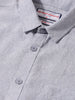 Men's Blue Slim Fit Solid Casual Shirt