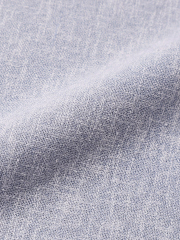 Men's Blue Slim Fit Solid Casual Shirt