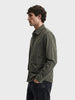 Men's Green Relaxed Fit Solid Casual Shirts