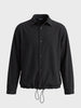 Men's Black Relaxed Fit Solid Casual Shirt
