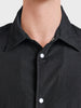 Men's Black Relaxed Fit Solid Casual Shirt
