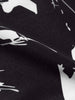 Men's Black Slim Fit Printed Party Wear Shirt