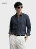 Men's Green Slim Fit Printed Party Wear Shirt