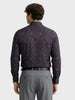 Men's Brown Slim Fit Printed Party Wear Shirt