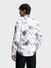 Men's White Slim Fit Printed Party Wear Shirt