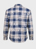 Men's Blue Regular Fit Checked Casual Shirt