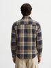 Men's Blue Regular Fit Checked Casual Shirt