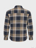Men's Blue Regular Fit Checked Casual Shirt