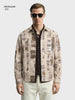 Men's Brown Regular Fit Printed Casual Shirt