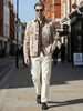 Men's Brown Regular Fit Printed Casual Shirt