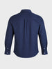 Men's Navy Blue Regular Fit Solid Casual Shirt