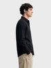 Men's Black Regular Fit Solid Casual Shirt