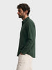 Men's Green Regular Fit Solid Casual Shirt