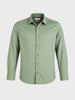 Men's Green Regular Fit Solid Casual Shirt