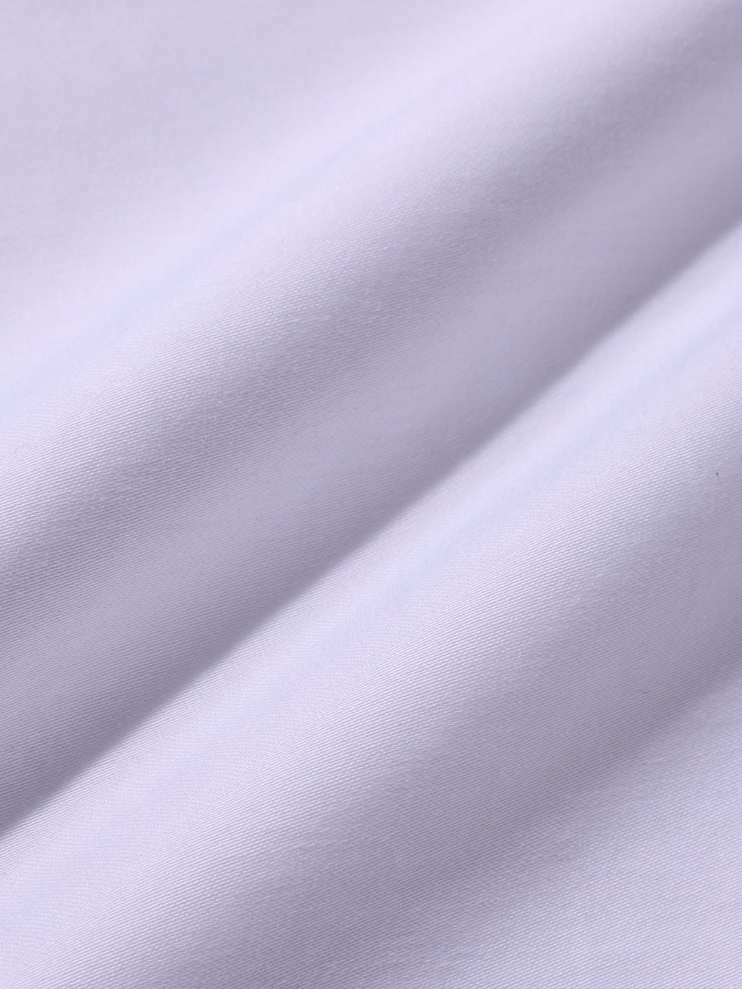 Men's White Slim Fit Solid Party Wear Shirt