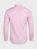 Men's Pink Slim Fit Solid Party Wear Shirt