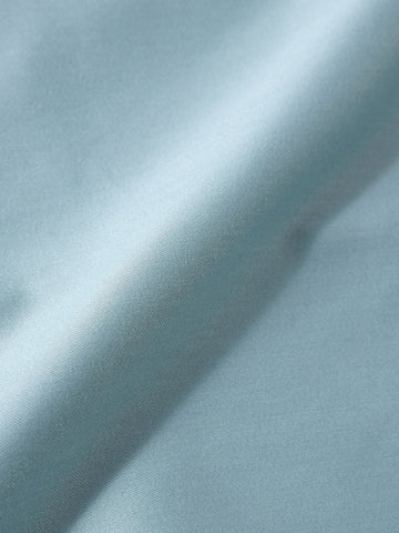 Men's Blue Slim Fit Solid Party Wear Shirt