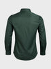 Men's Green Slim Fit Solid Party Wear Shirt