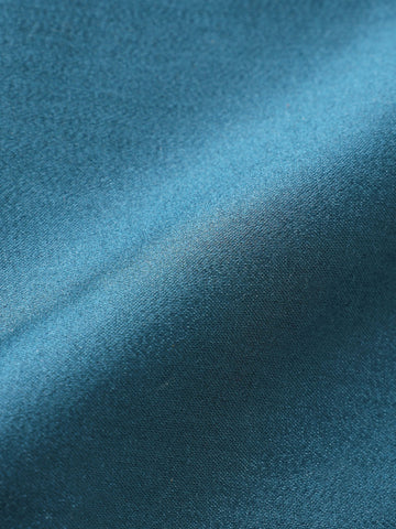 Men's Teal Slim Fit Solid Party Wear Shirt