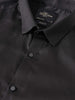 Men's Black Slim Fit Solid Party Wear Shirt