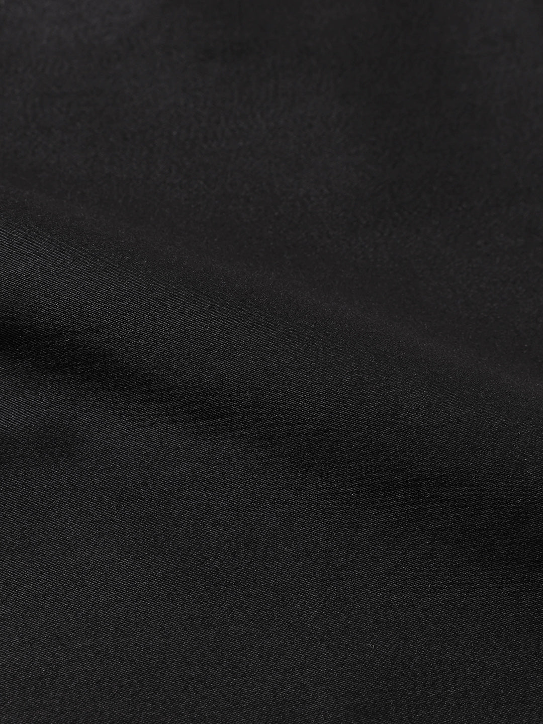 Men's Black Slim Fit Solid Party Wear Shirt