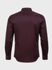 Men's Maroon Slim Fit Solid Party Wear Shirt