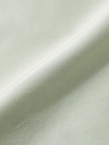 Men's Green Slim Fit Solid Party Wear Shirt